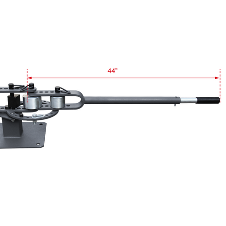 Better Leverage: The 44-Inch telescoping handle guarantees better leverage, and pre-drilled holes make it easy to mount to a bench or table.