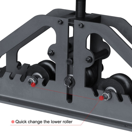 Bend Rebar with Ease: The Kaka TR-60L Manual Tube Pipe Roller Bender is designed to bend rebar effortlessly, making it the perfect tool for any workshop.