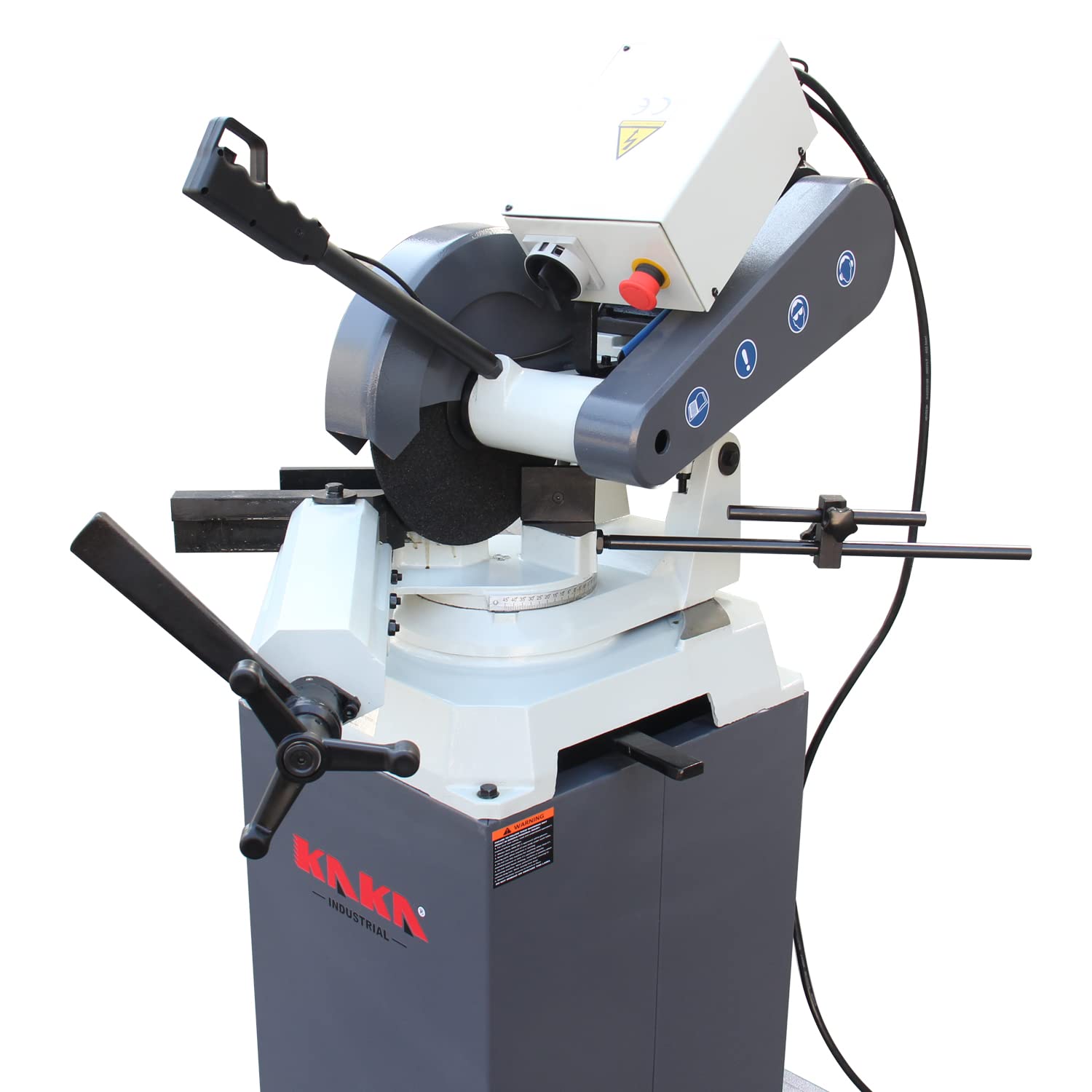 Abrasive cut deals off saw blades