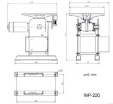 KANG Industrial Welding Positioner Rotating table for welding WP220