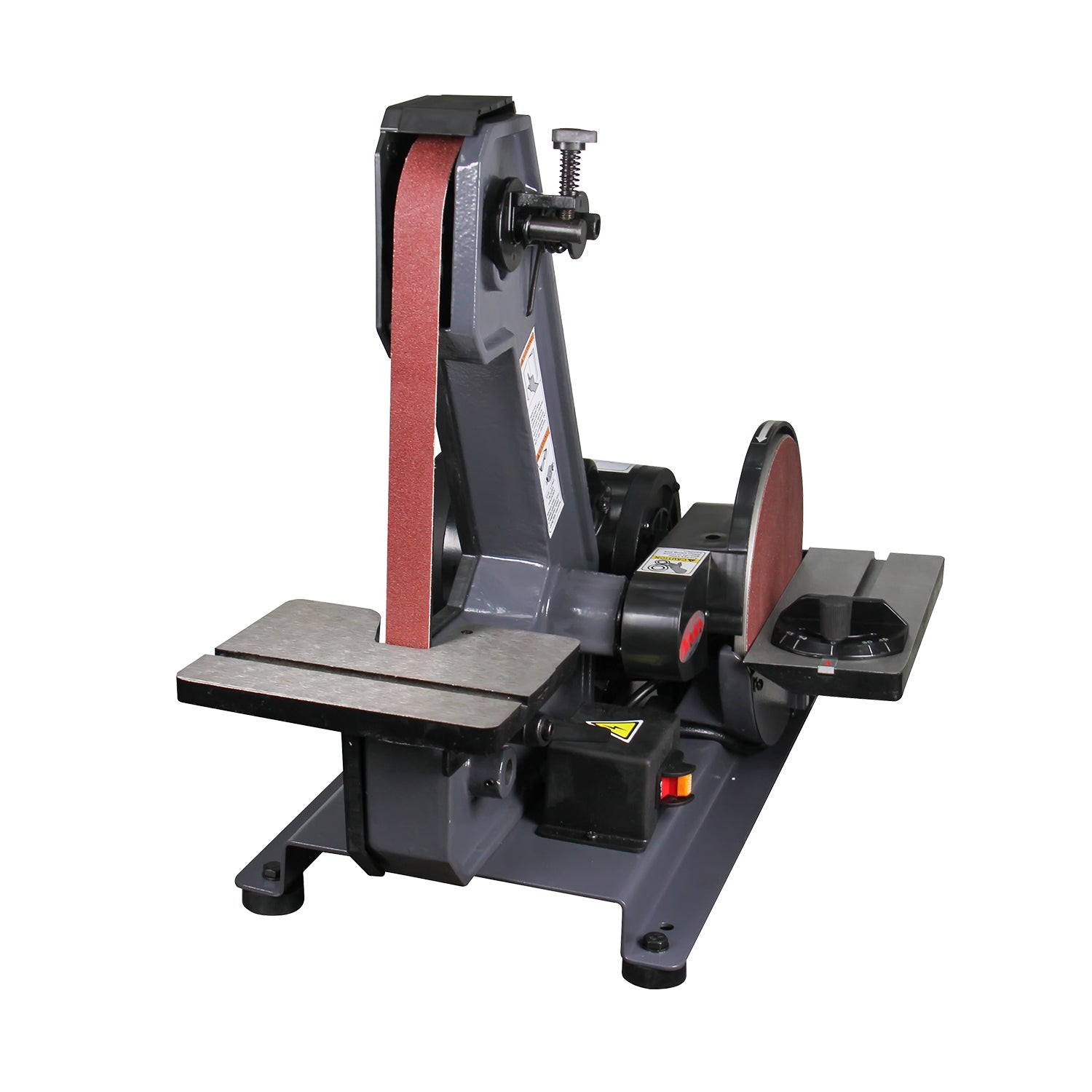 Benchtop belt clearance disc sander